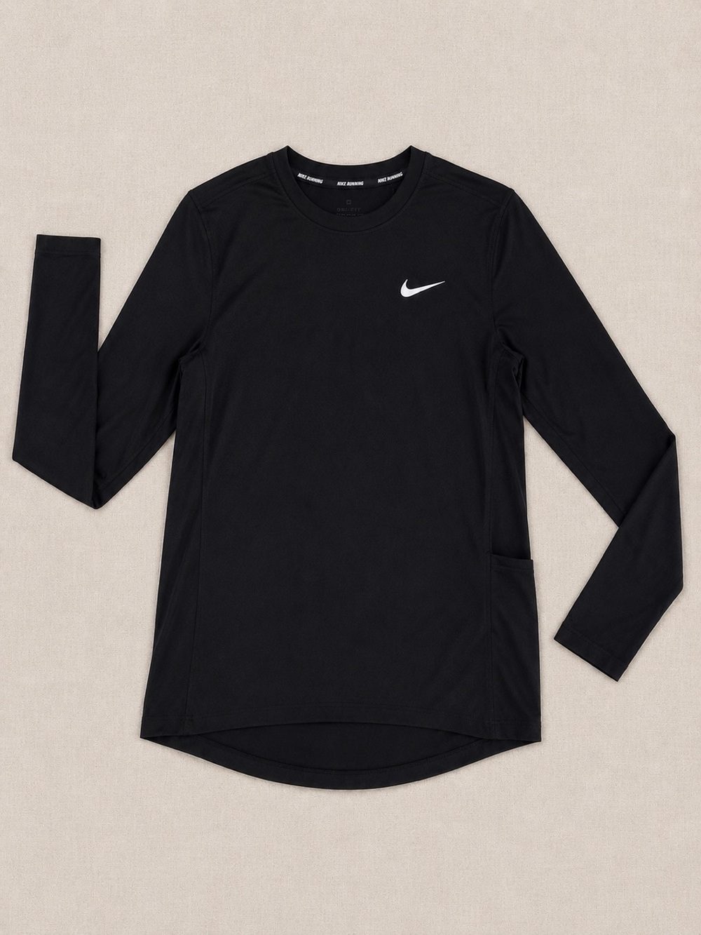 Nike Dri-FIT Element Long Sleeve Running Top Black Women’s Small
